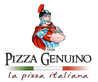 Logotipo de Pizza Genuino, la pizza italiana