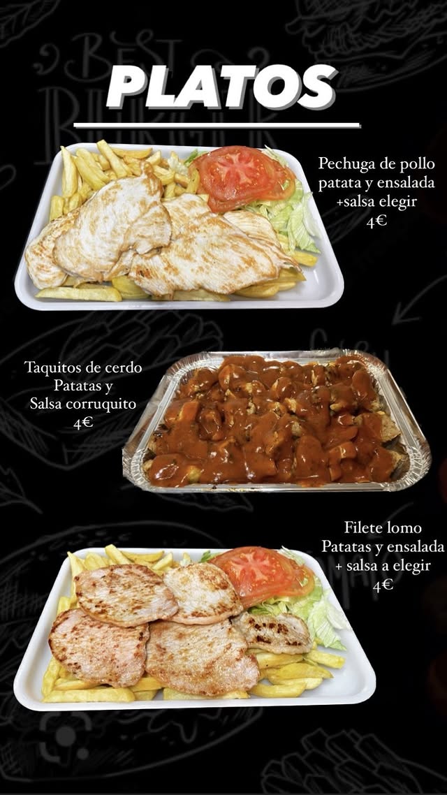 Folleto / Carta / Menú: Carta 4 de BURGUER PAPA PITUFO