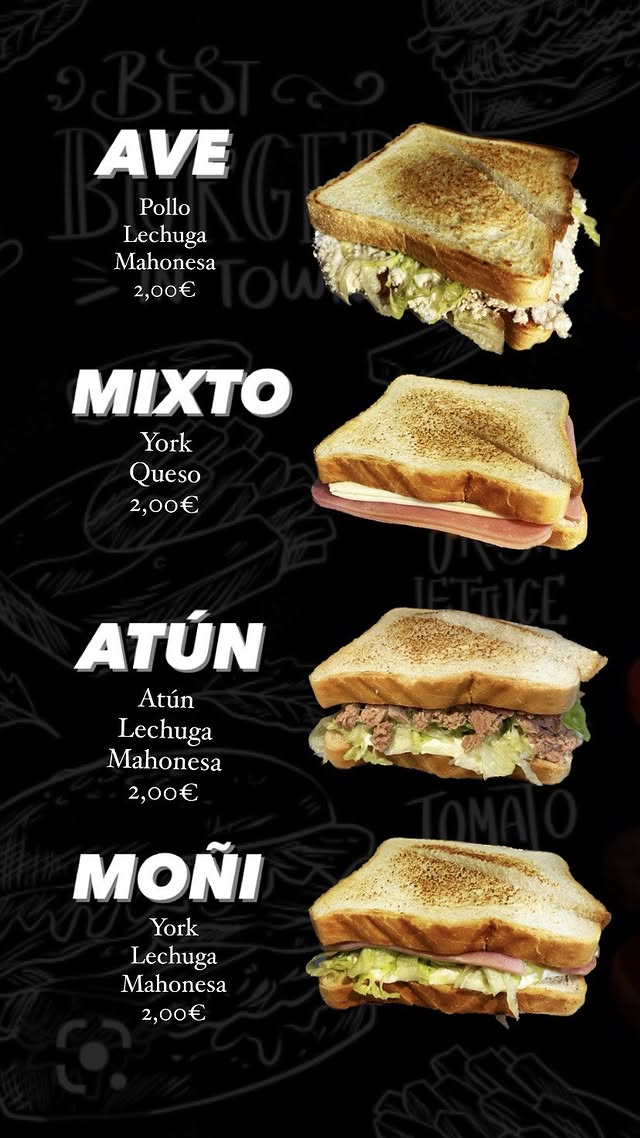 Folleto / Carta / Menú: Carta 13 de BURGUER PAPA PITUFO