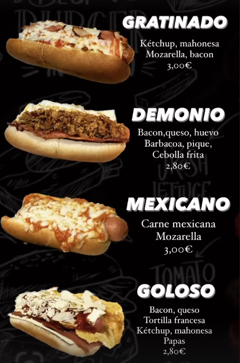 Folleto / Carta / Menú: Carta 15 de BURGUER PAPA PITUFO