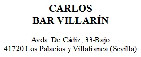 Logotipo de CARLOS Bar VILLARIN