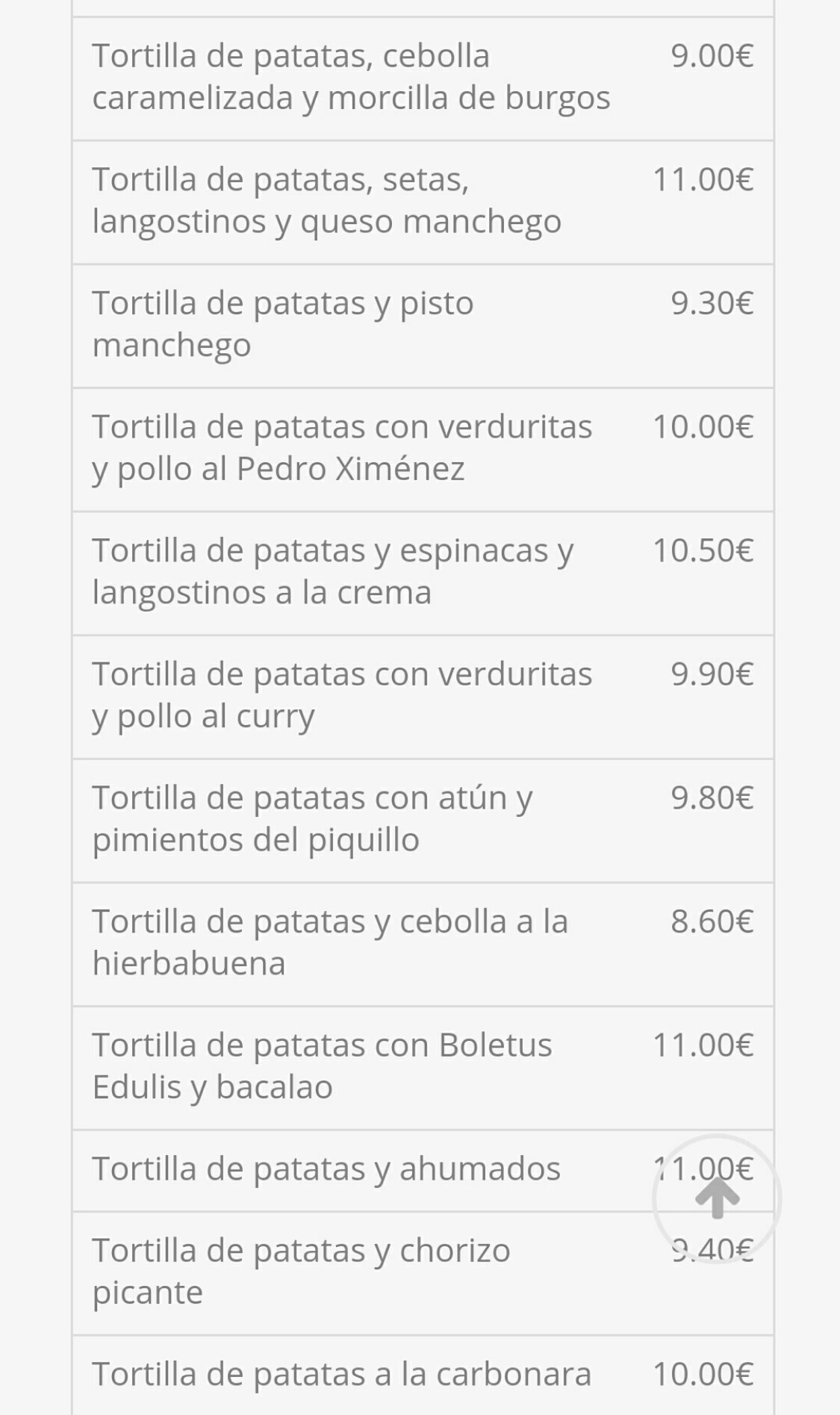 Folleto / Carta / Menú: Hoja 4 de Qué me como?