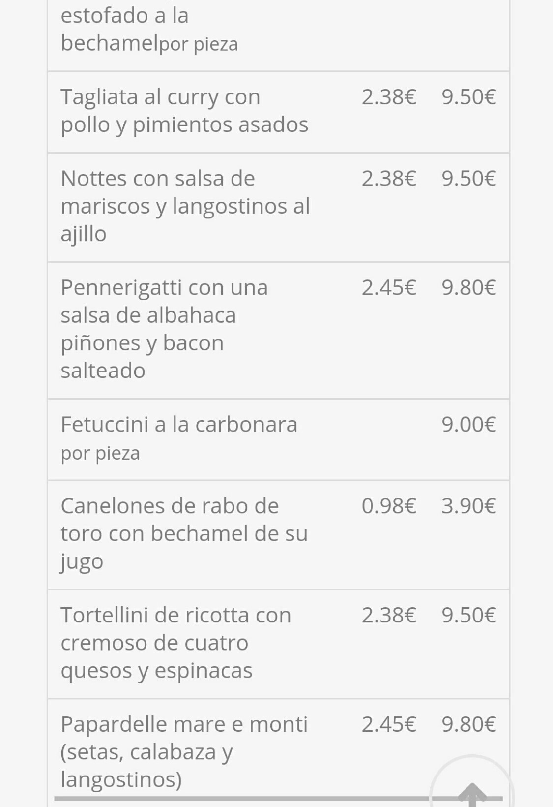 Folleto / Carta / Menú: Hoja 10 de Qué me como?