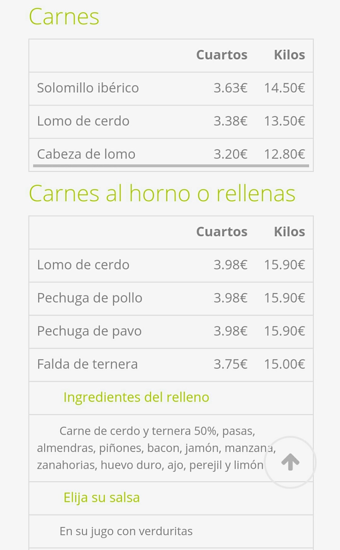Folleto / Carta / Menú: Hoja 11 de Qué me como?