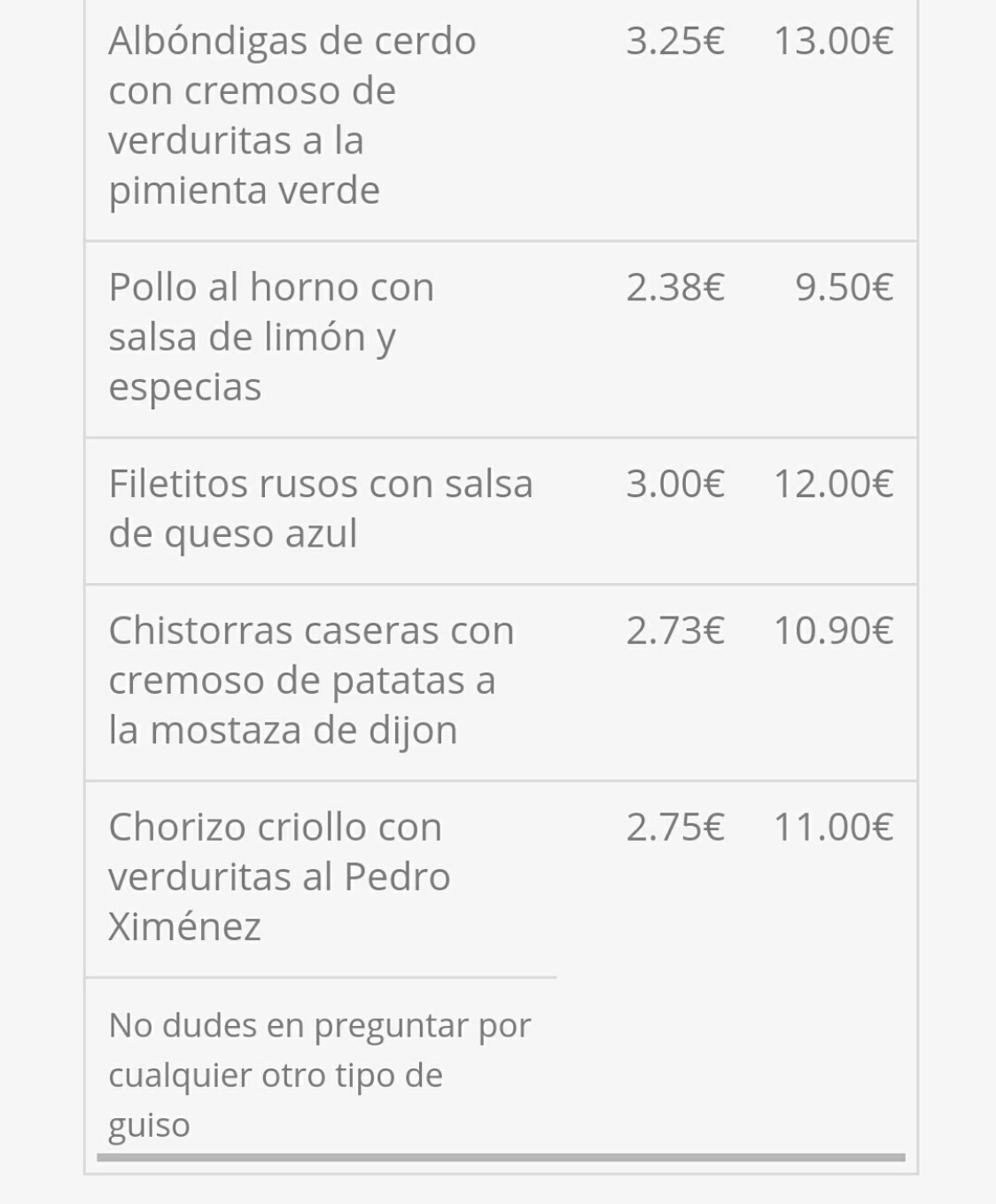 Folleto / Carta / Menú: Hoja 16 de Qué me como?
