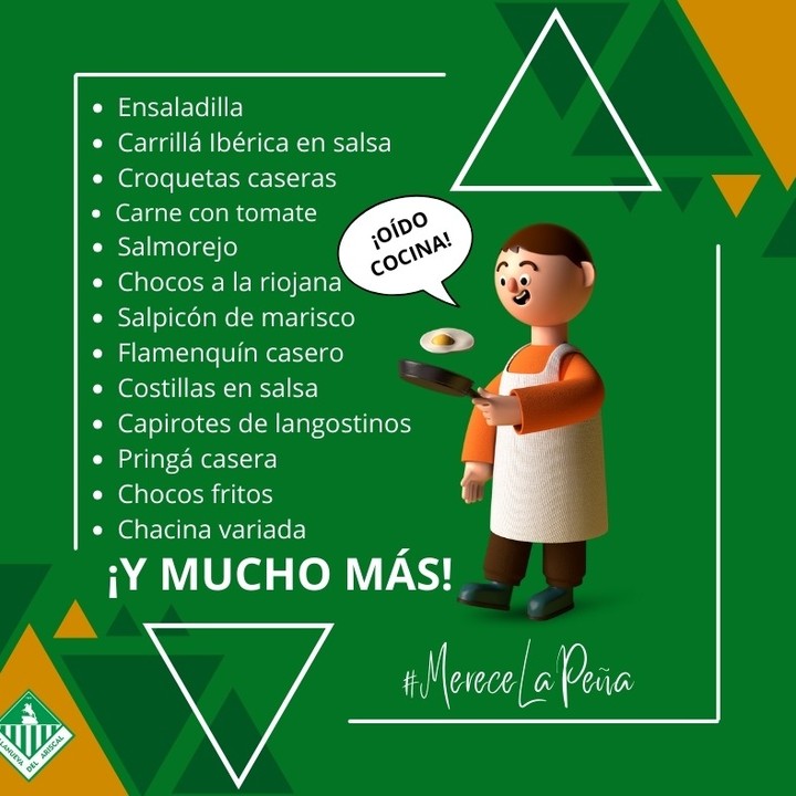 Folleto / Carta / Menú: carta 3 de Bar Peña Bética Villanueva del Ariscal