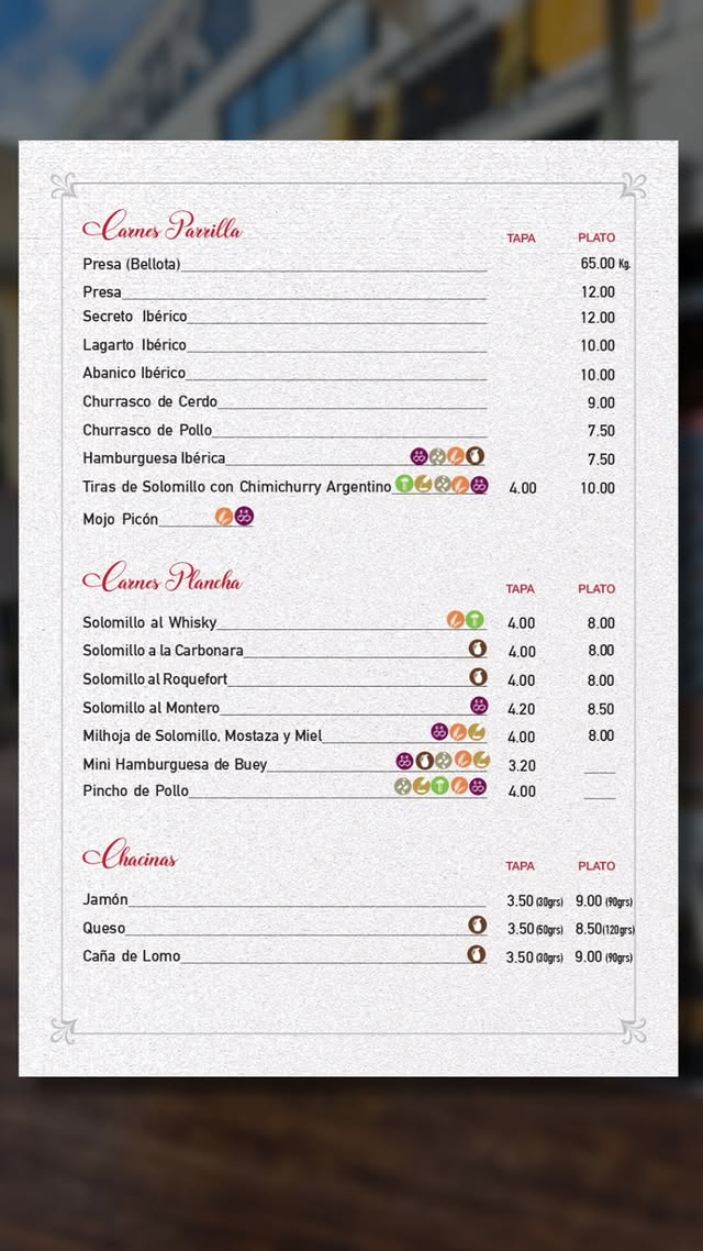 Folleto / Carta / Menú: carta 8 de Cerveceria Manguara