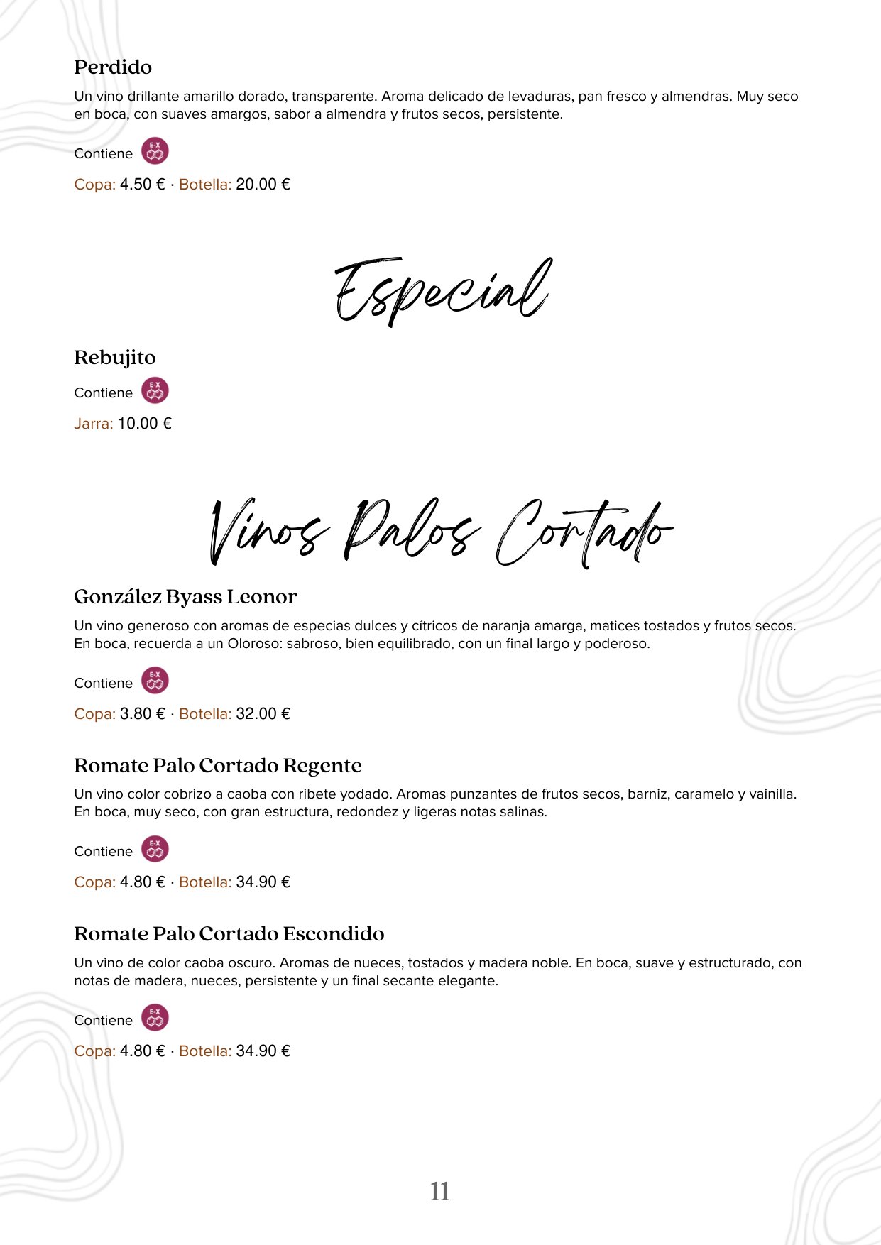 Folleto / Carta / Menú: carta 26 de Tabanco Olé Tú