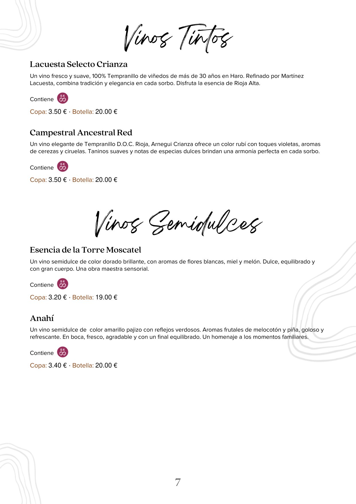 Folleto / Carta / Menú: carta 22 de Tabanco Olé Tú