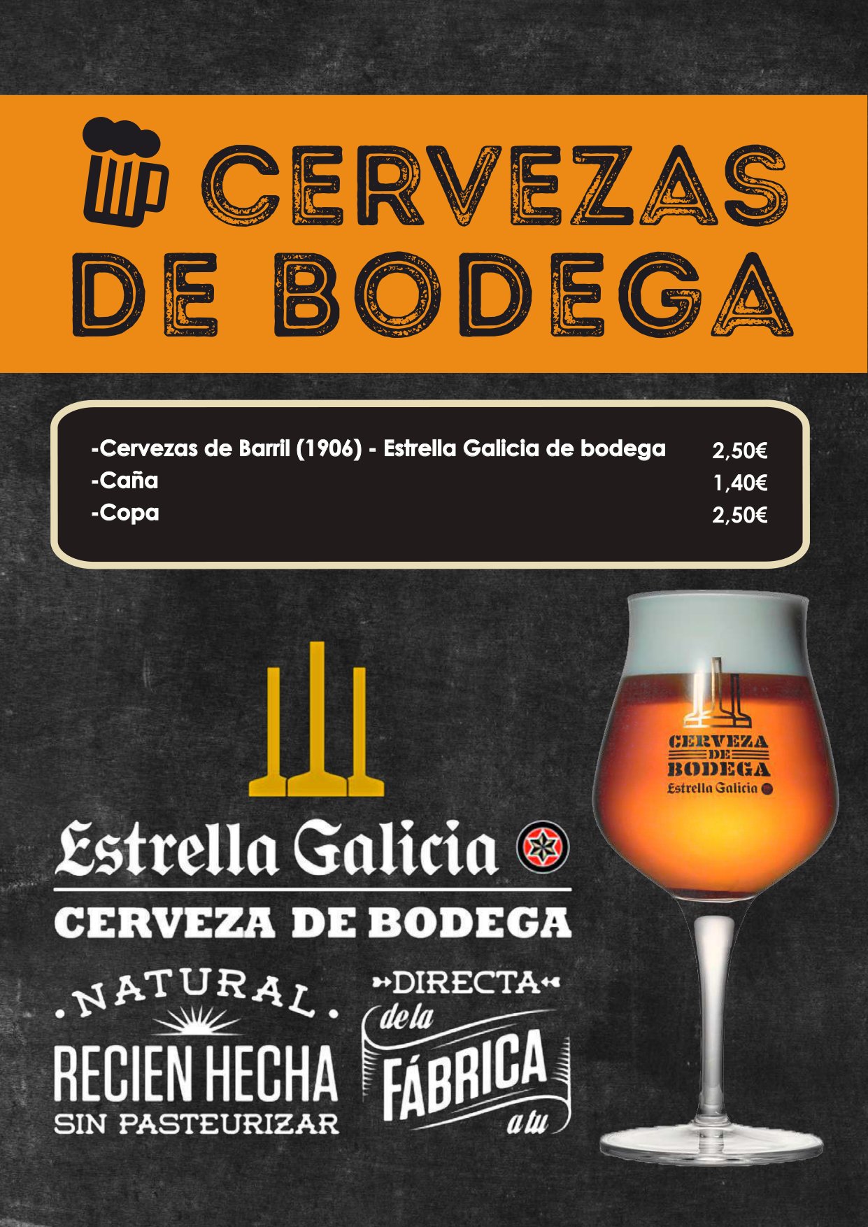 Folleto / Carta / Menú: carta 5 de Holybeer Coffee Bar