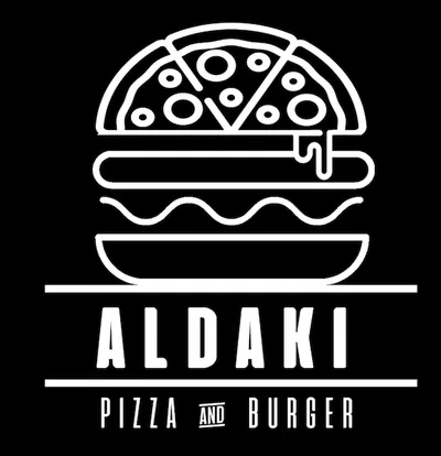 Logotipo de Aldaki pizza & burger