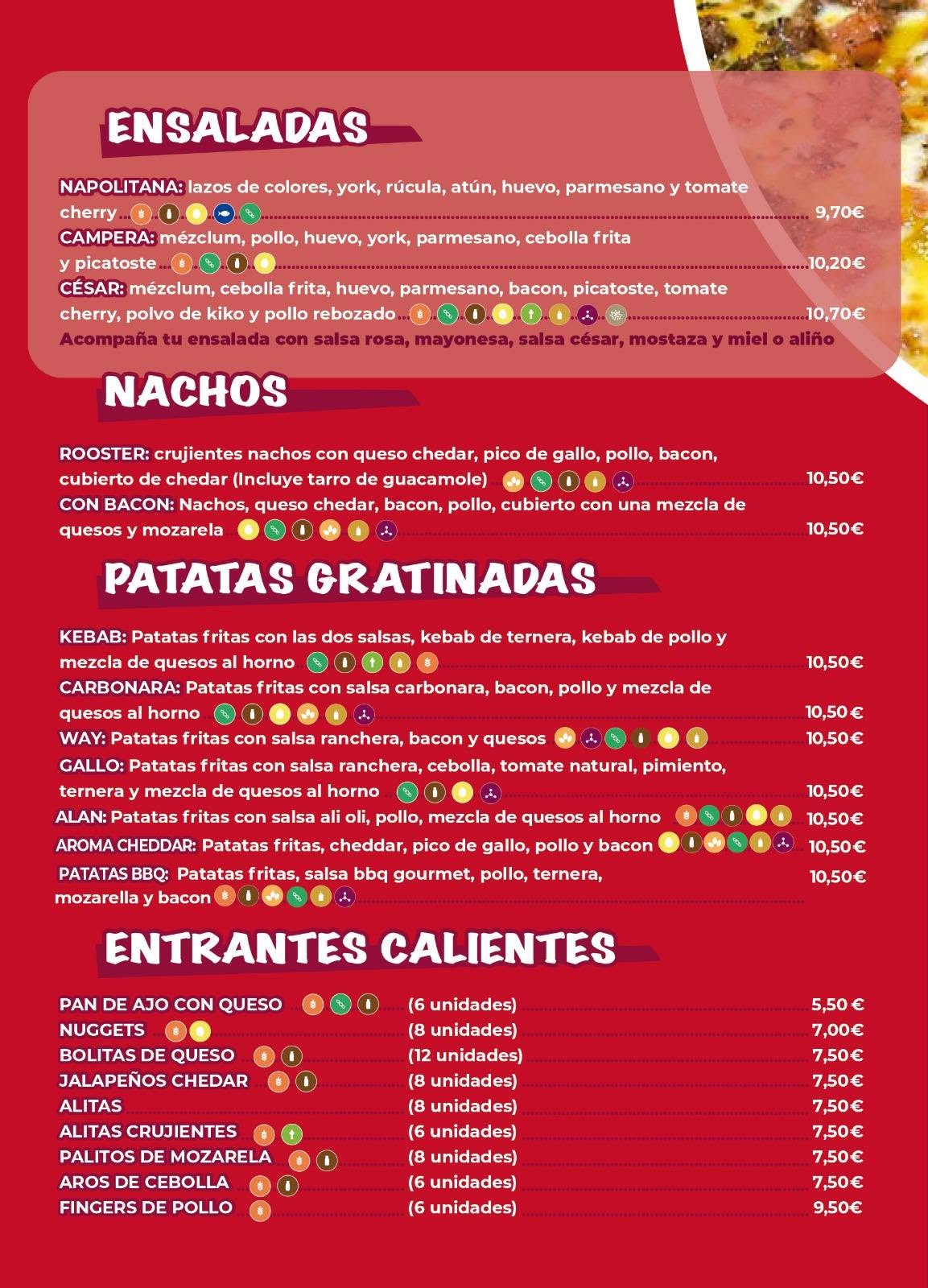 Folleto / Carta / Menú: carta 5 de Pizzeria Vera